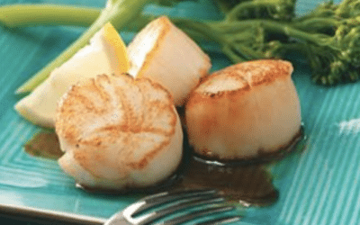 SCALLOPS IN A CITRUS GLAZE