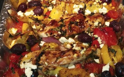 Meditterean Chicken Traybake